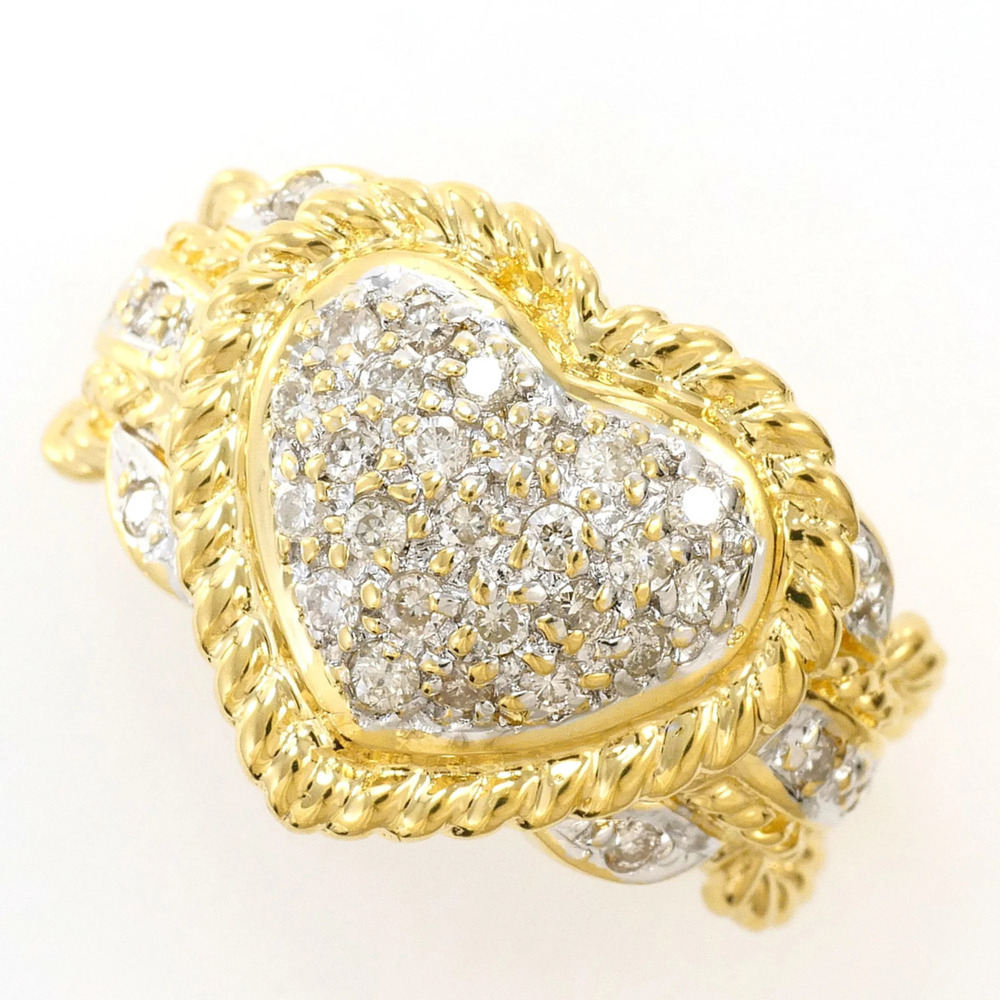 VINTAGE 18k Gold Diamond Ring
